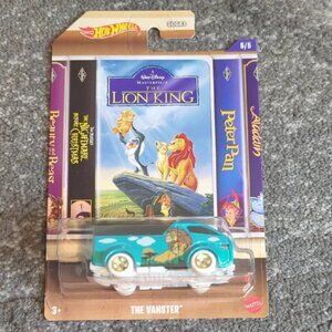 The Vanster Hot Wheels- Blue Disney The Lion King Edition Brand New